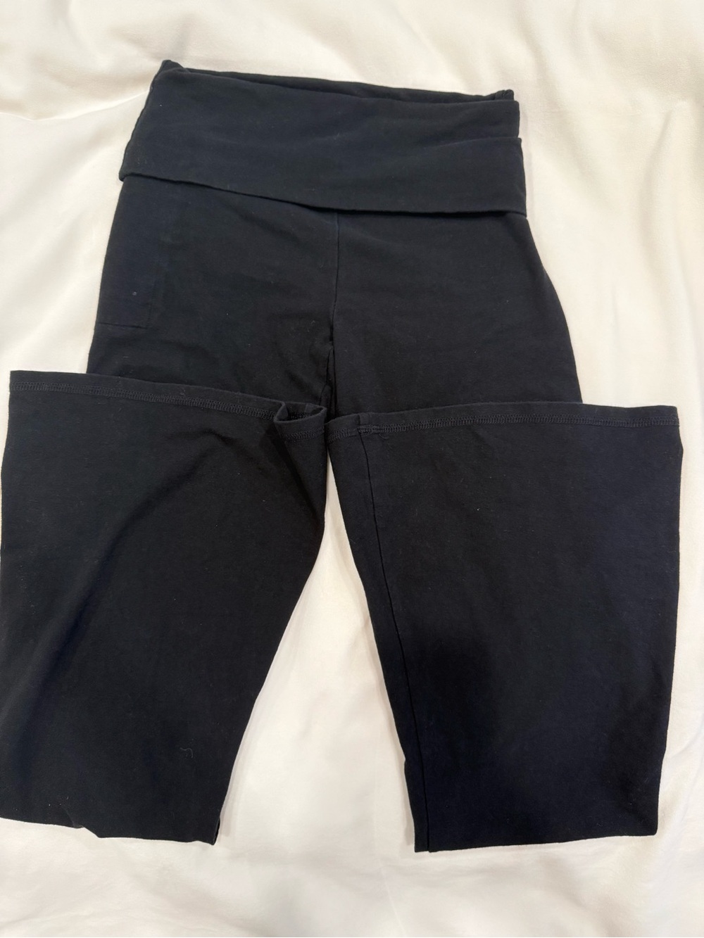 Hollister Black Fold-over Waist Leggings